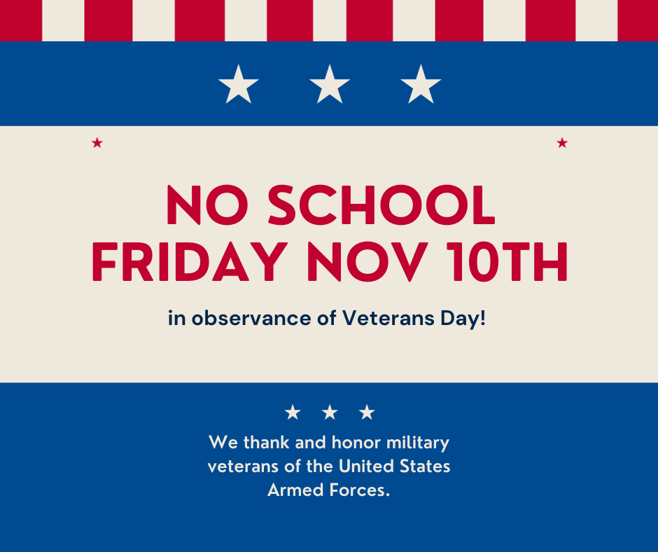 Observance of Veteran’s Day